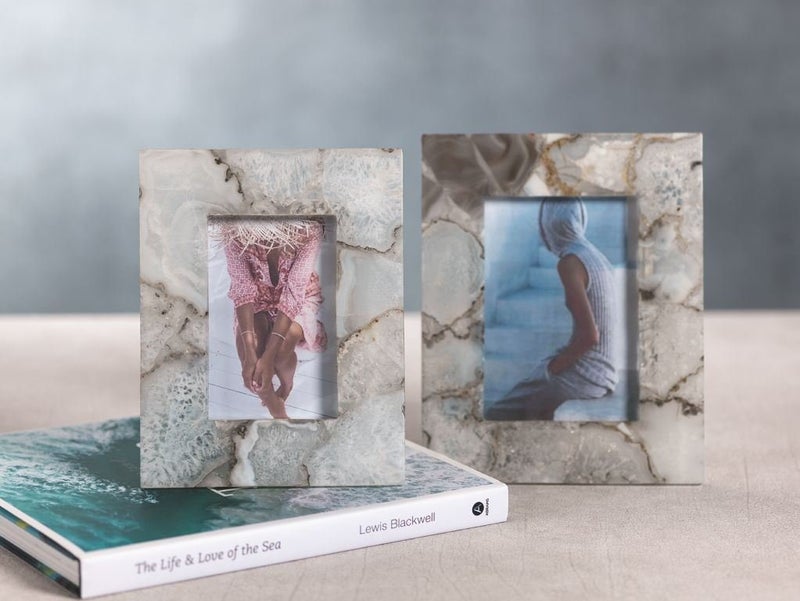 Zodax Preto Agate Photo Frame 4" X6" - Image 2